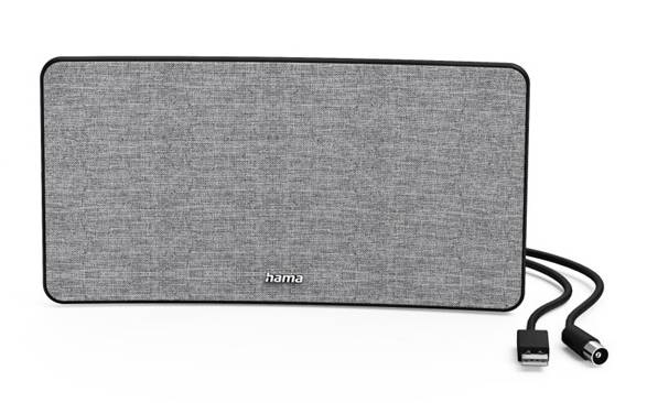 Sobna antena HAMA DVB-T2 Performance 45 Fabric design (221087) - siva/crna